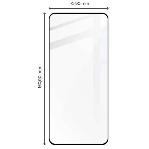 Szkło hartowane BIZON Glass Edge 3D do Vivo X90 Pro