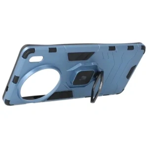 Etui Bizon Case Armor Ring do VIVO X90 Pro niebieskie