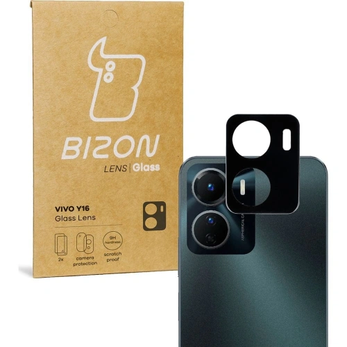 Szkło na aparat Bizon Glass Lens do Vivo Y16 [2 PACK]