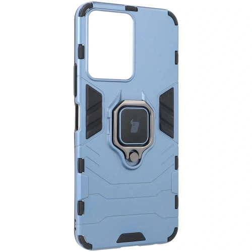 Etui Bizon Case Armor Ring do VIVO Y16 niebieskie