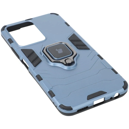 Etui Bizon Case Armor Ring do VIVO Y16 niebieskie