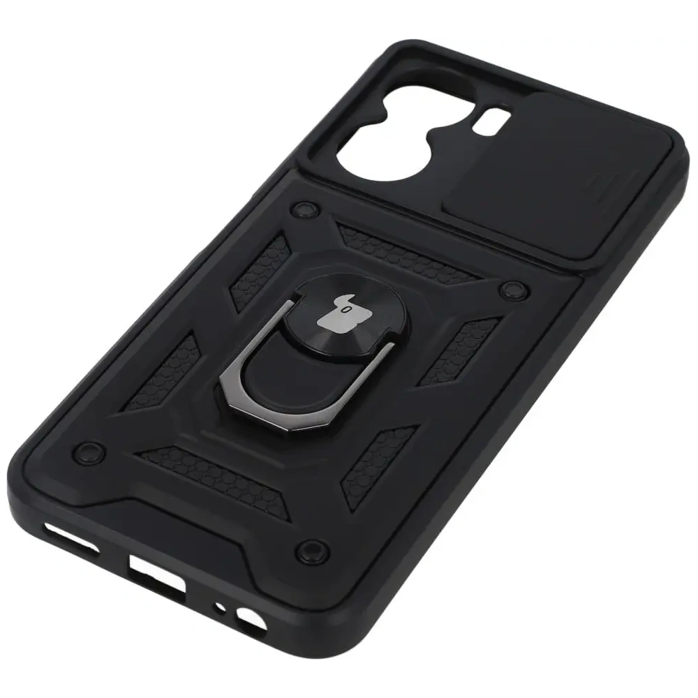 Hurtownia GSM - Etui Bizon Case CamShield Ring do VIVO Y16 czarne - BIZ1897 - {ean13} - Hurt