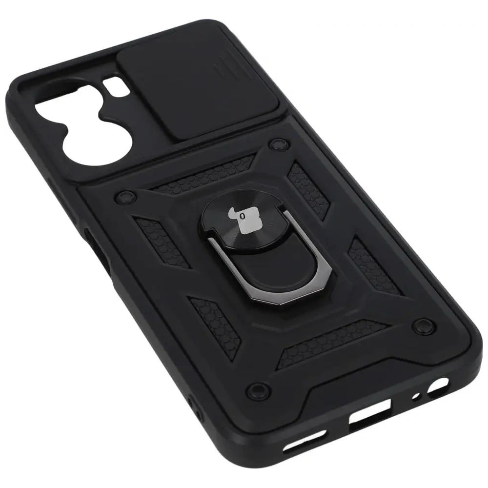 Hurtownia GSM - Etui Bizon Case CamShield Ring do VIVO Y16 czarne - BIZ1897 - {ean13} - Hurt