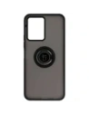 Hurtownia GSM - Pouzdro s úchopem na prst Bizon Case Hybrid Ring pro Vivo Y16 / Y02 kouřové s černým rámečkem - BIZ1898 - {ean13} - Hurt