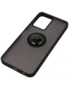 Hurtownia GSM - Pouzdro s úchopem na prst Bizon Case Hybrid Ring pro Vivo Y16 / Y02 kouřové s černým rámečkem - BIZ1898 - {ean13} - Hurt
