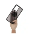 Hurtownia GSM - Pouzdro s úchopem na prst Bizon Case Hybrid Ring pro Vivo Y16 / Y02 kouřové s černým rámečkem - BIZ1898 - {ean13} - Hurt