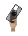 Hurtownia GSM - Pouzdro s úchopem na prst Bizon Case Hybrid Ring pro Vivo Y16 / Y02 kouřové s černým rámečkem - BIZ1898 - {ean13} - Hurt
