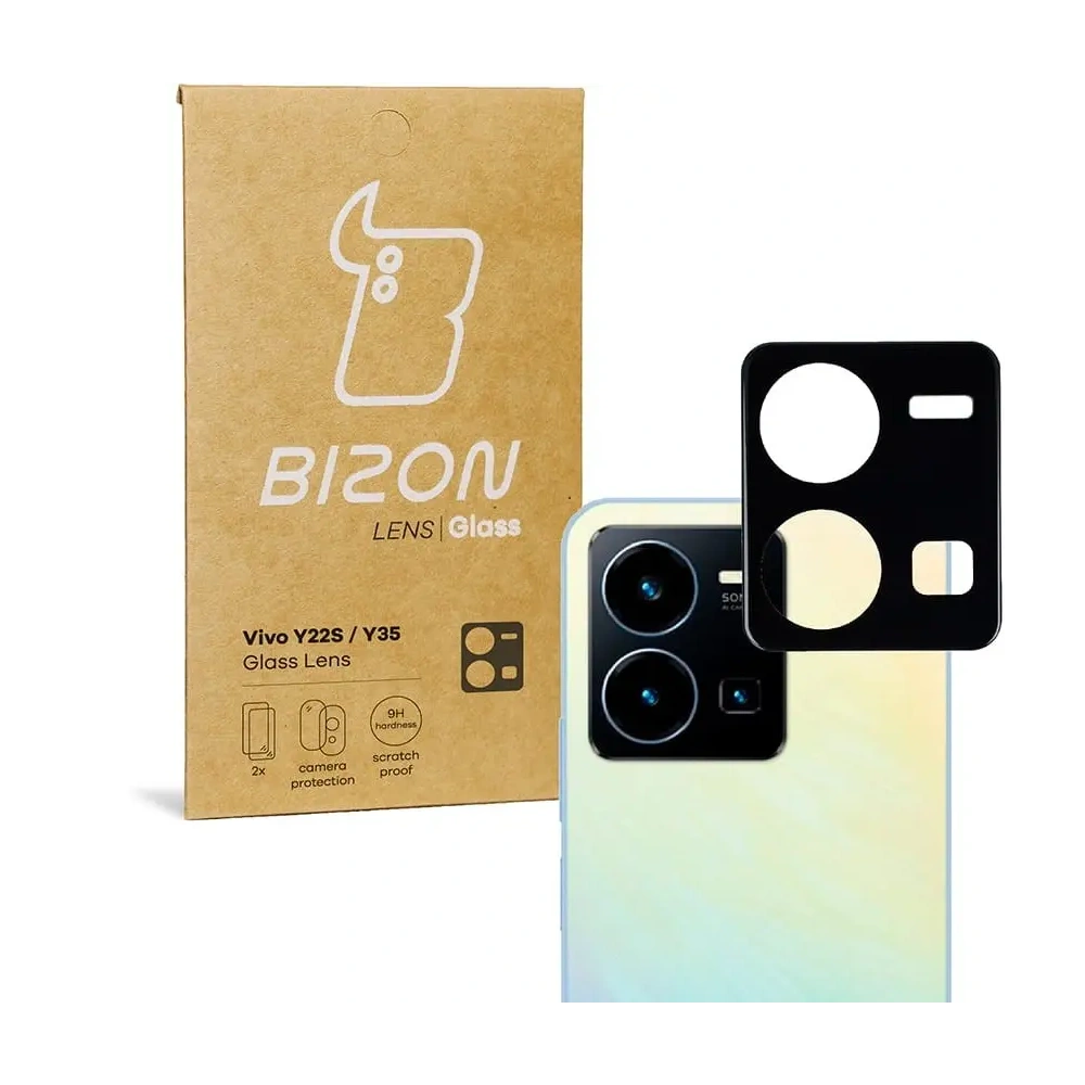 Wholesale Bizon Glass Lens Vivo Y22s / Y35 [2 PACK] - BIZ1900 - {ean13} - Hurt