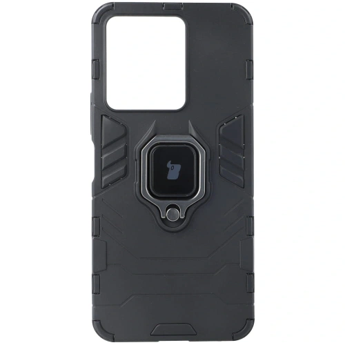 Etui Bizon Case Armor Ring do VIVO Y35/Y22S czarne