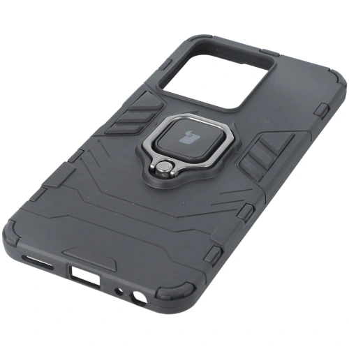 Etui Bizon Case Armor Ring do VIVO Y35/Y22S czarne