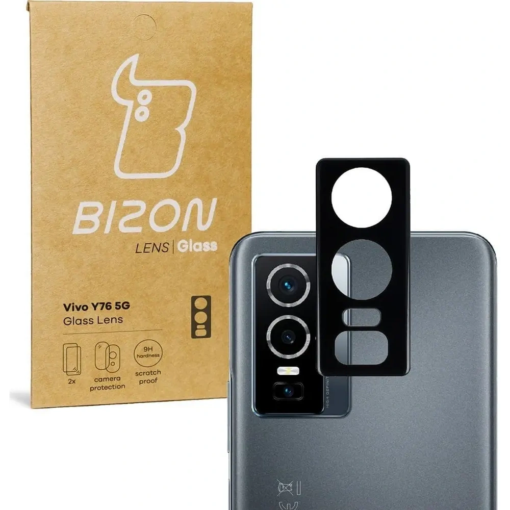 Hurtownia GSM - Sklo na aparát Bizon Glass Lens pro Vivo Y76 5G [2 PACK] - BIZ1904 - {ean13} - Hurt