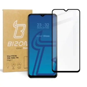 Hurtownia GSM - Sklo tvrzené Bizon Glass Edge 2 pro Vivo Y76 5G / Y35 / Y22s / Y16 černé - BIZ1906 - {ean13} - Hurt