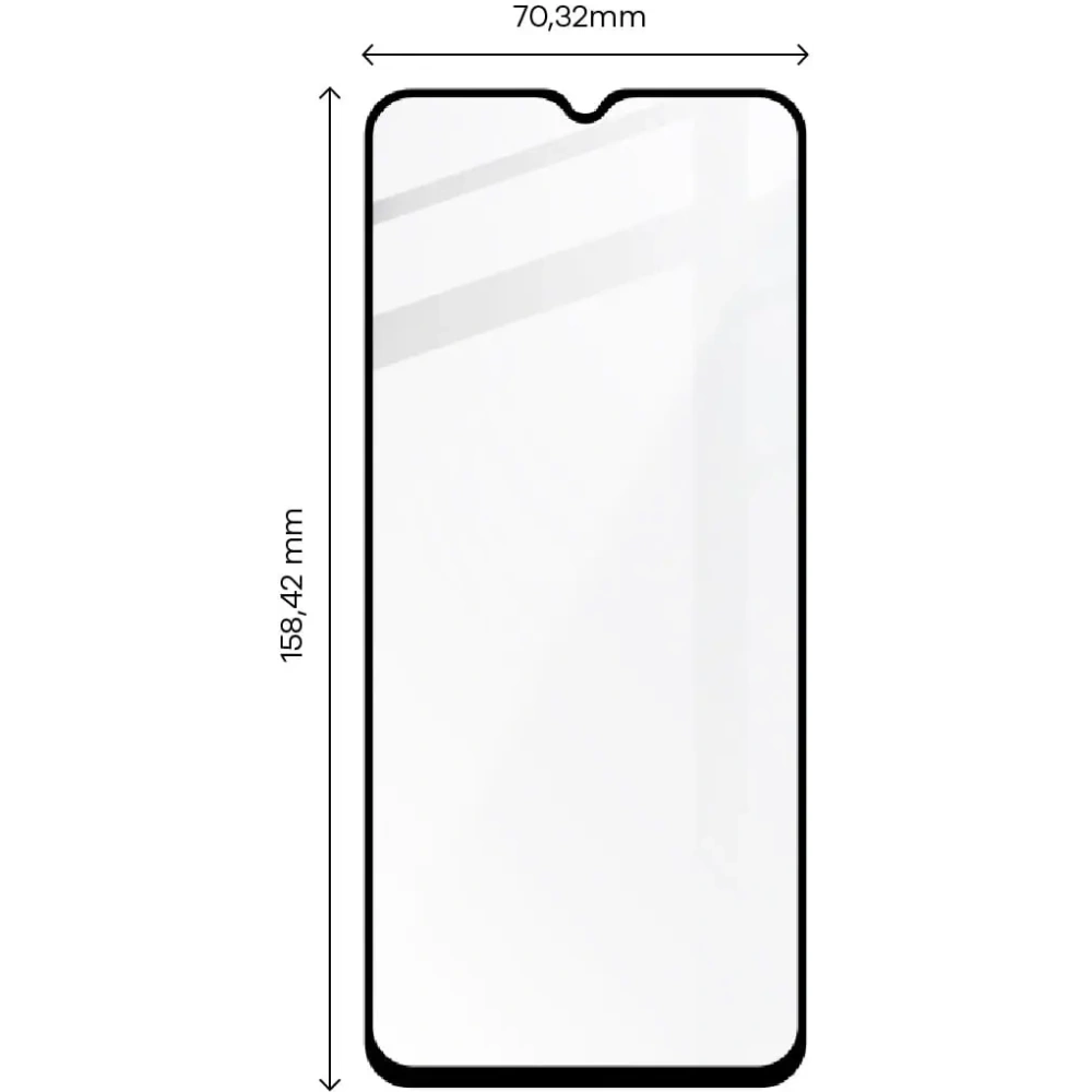 Hurtownia GSM - Sklo tvrzené Bizon Glass Edge 2 pro Vivo Y76 5G / Y35 / Y22s / Y16 černé - BIZ1906 - {ean13} - Hurt