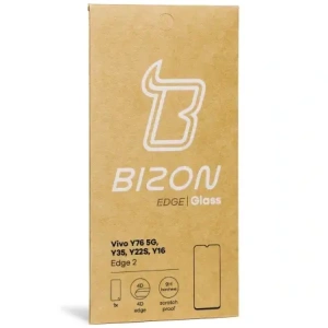 Hurtownia GSM - Sklo tvrzené Bizon Glass Edge 2 pro Vivo Y76 5G / Y35 / Y22s / Y16 černé - BIZ1906 - {ean13} - Hurt