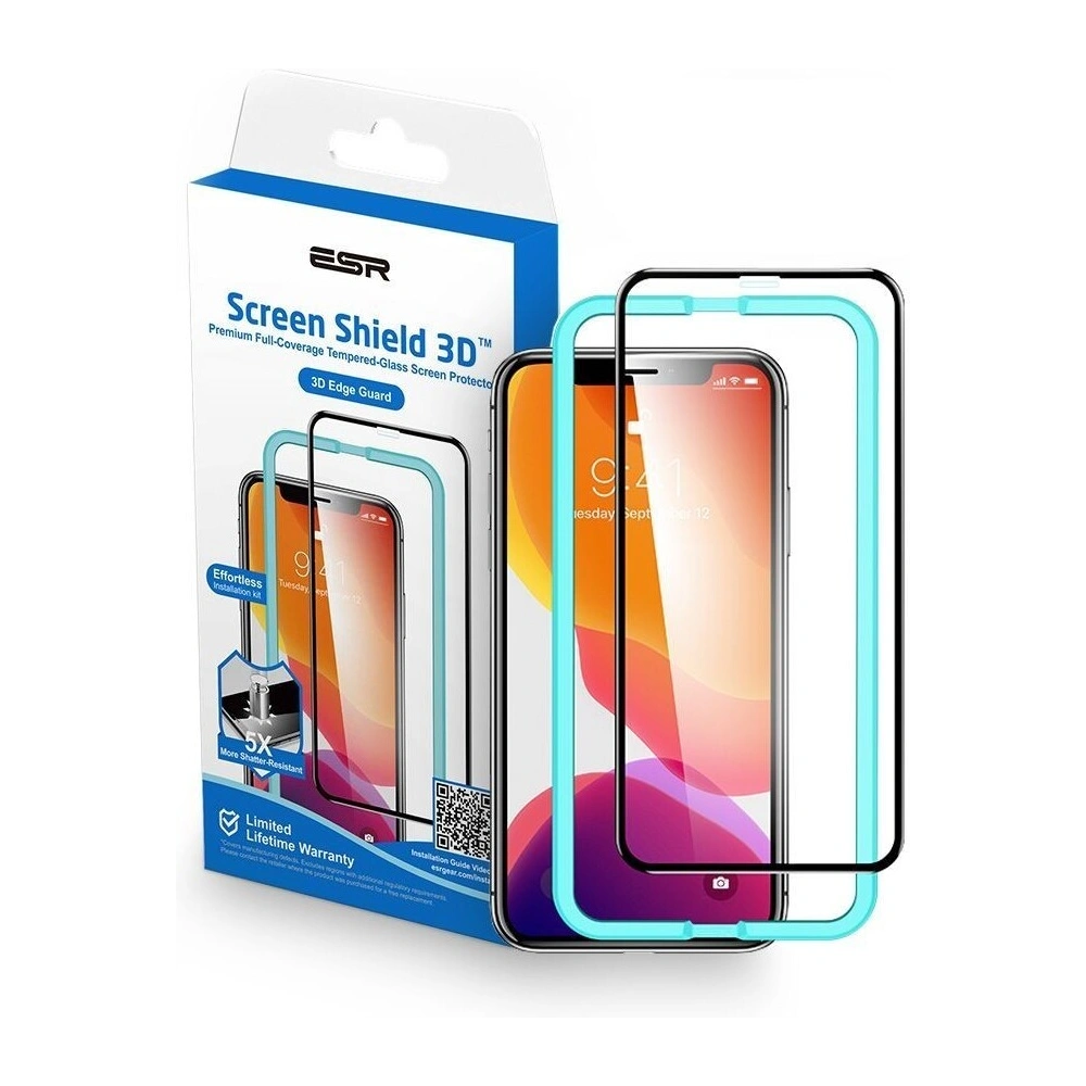 Hurtownia GSM - Szkło ESR Screen Shield 3D Apple iPhone 11 Pro Max Black - ESR121BLK - {ean13} - Hurt
