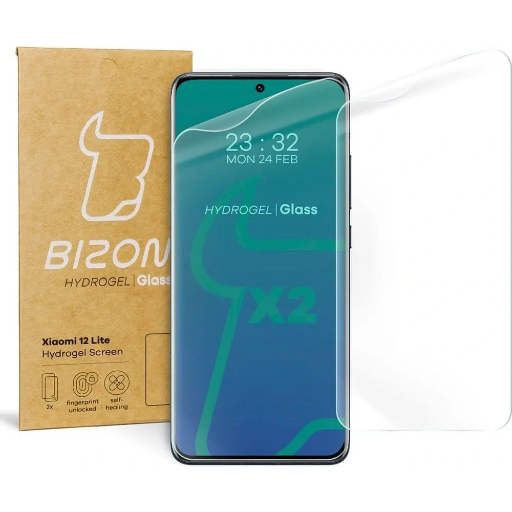 Hurtownia GSM - Bizon Glass Hydrogel Xiaomi 12 Lite [2 CSOMAG] - BIZ1908 - {ean13} - Hurt