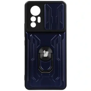 Wholesale Bizon Case Camshield Card Slot Ring Xiaomi 12 Lite navy blue - BIZ1911 - {ean13} - Hurt