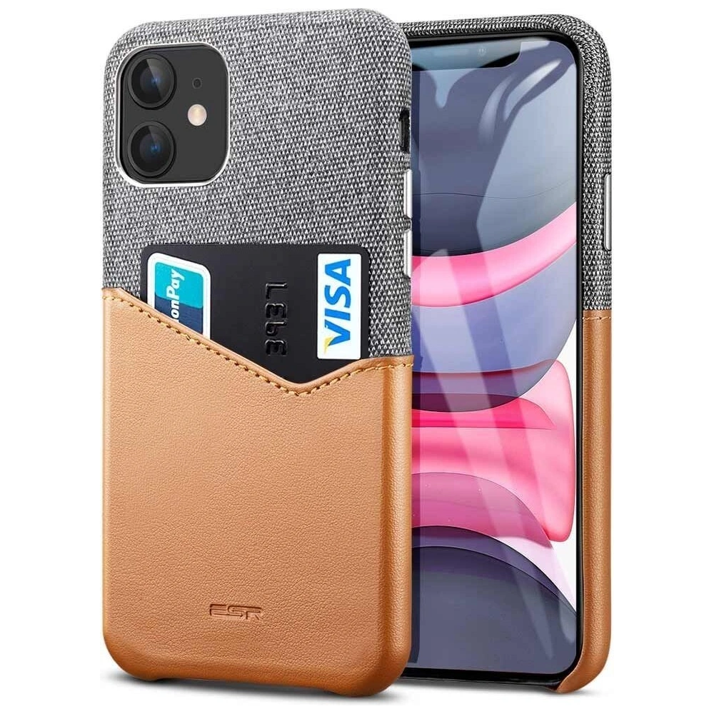 Wholesale ESR Metro Wallet Apple iPhone 11 Brown - ESR122BR - {ean13} - Hurt