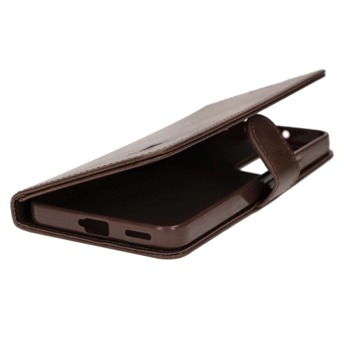 Etui Bizon Case Wallet do Xiaomi 12 Lite ciemnobrązowe
