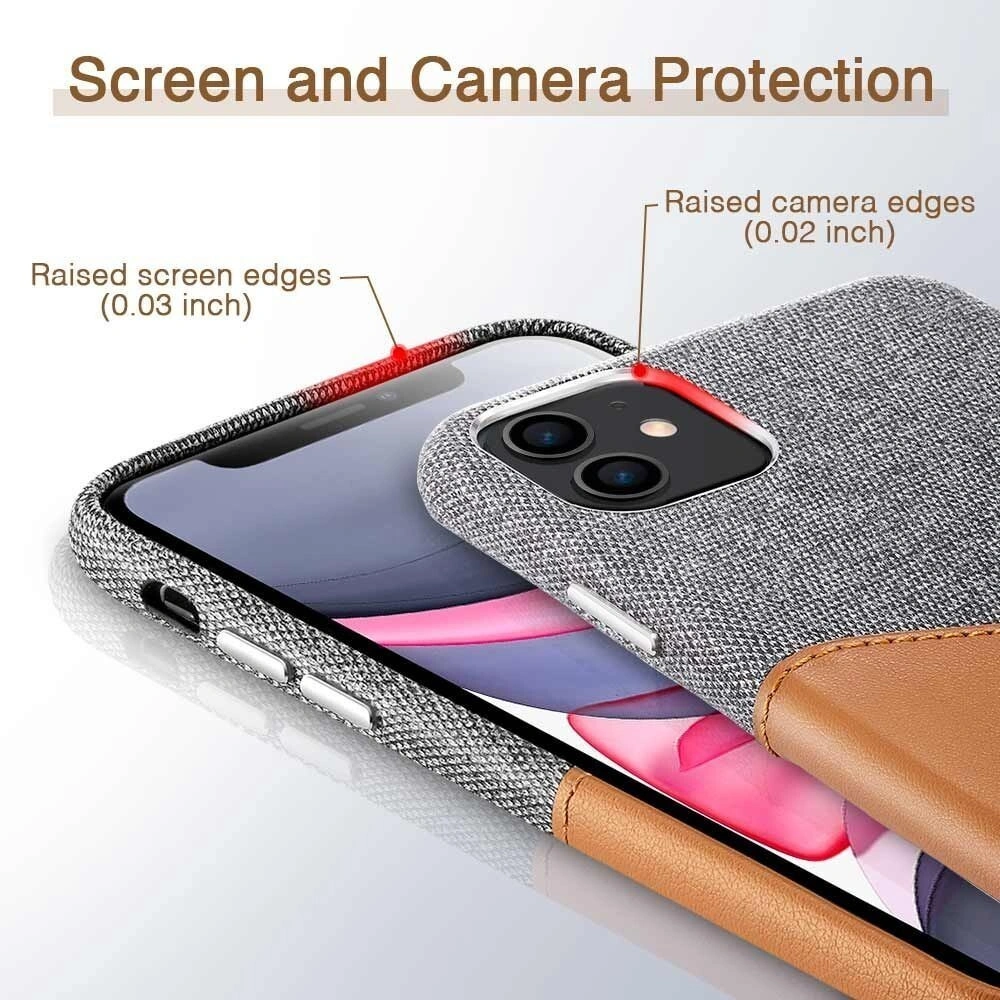 Wholesale ESR Metro Wallet Apple iPhone 11 Brown - ESR122BR - {ean13} - Hurt