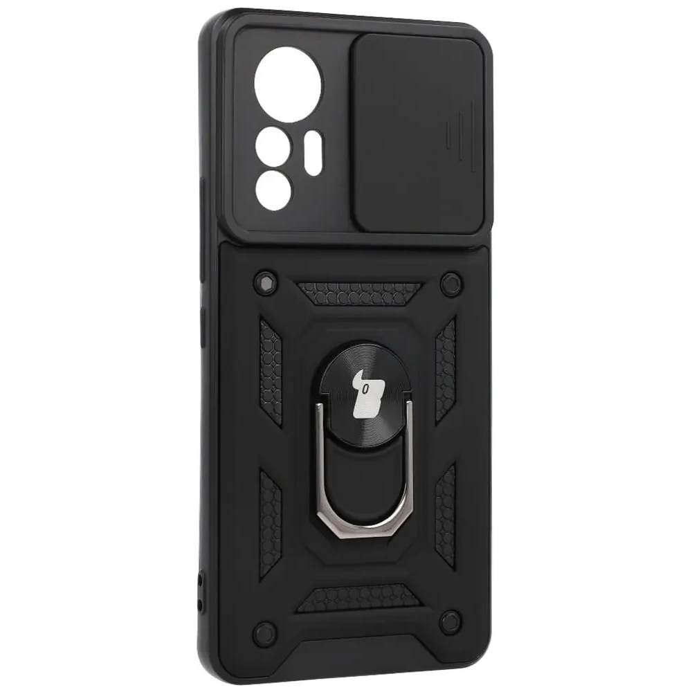 Hurtownia GSM - Bizon Case CamShield Ring Xiaomi 12 Lite fekete - BIZ1915 - {ean13} - Hurt