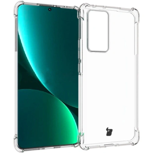 Etui + 2x folia + obiektyw Bizon Case Clear Pack do Xiaomi 12 Pro przezroczyste