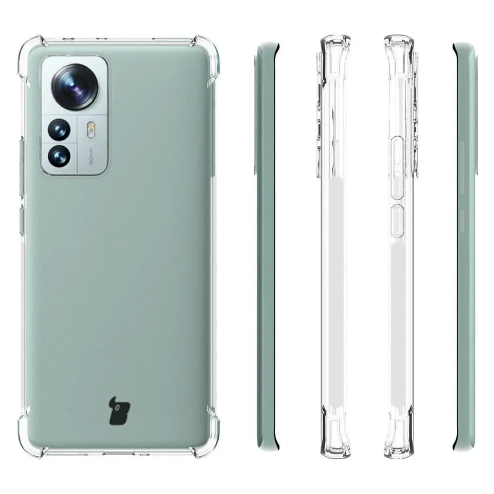 Hurtownia GSM - Etui + 2x folia + obiektyw Bizon Case Clear Pack do Xiaomi 12 Pro przezroczyste - BIZ1918 - {ean13} - Hurt