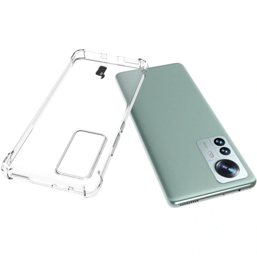 Etui + 2x folia + obiektyw Bizon Case Clear Pack do Xiaomi 12 Pro przezroczyste