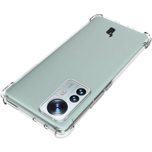 Etui + 2x folia + obiektyw Bizon Case Clear Pack do Xiaomi 12 Pro przezroczyste