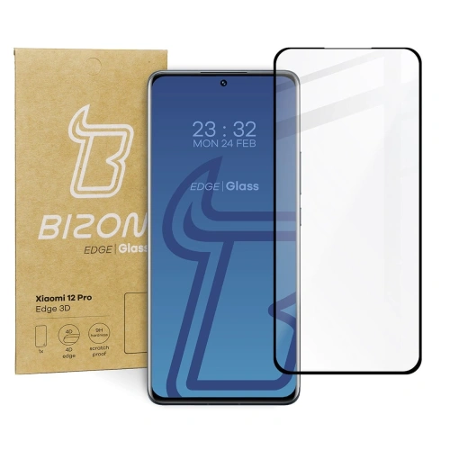 Szkło hartowane Bizon Glass Edge 3D do Xiaomi 12 Pro