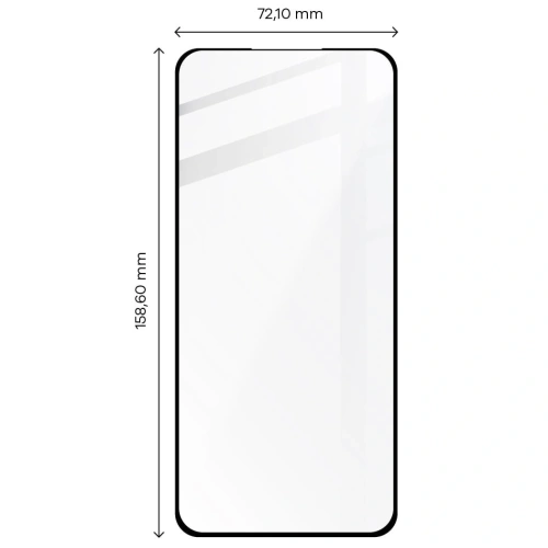 Szkło hartowane Bizon Glass Edge 3D - [2 PACK] + ochrona na obiektyw Xiaomi 12 Pro czarne