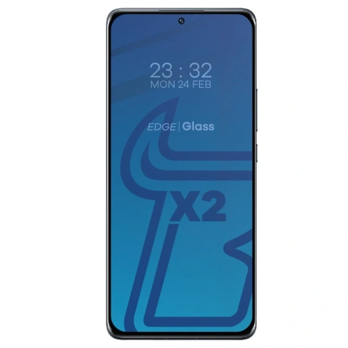 Szkło hartowane Bizon Glass Edge 3D - [2 PACK] + ochrona na obiektyw Xiaomi 12 Pro czarne