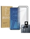 Hurtownia GSM - Bizon Edge de sticlă 3D din sticlă temperată - [2 PACHET] + protecție pentru lentile Xiaomi 12 / 12X negru - BIZ1926 - {ean13} - Hurt