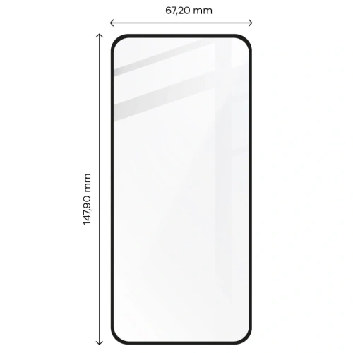Szkło hartowane Bizon Glass Edge 3D - [2 PACK] + ochrona na obiektyw Xiaomi 12 / 12X czarne