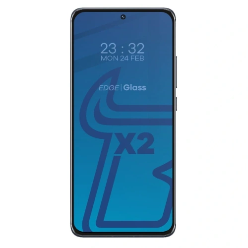 Szkło hartowane Bizon Glass Edge 3D - [2 PACK] + ochrona na obiektyw Xiaomi 12 / 12X czarne