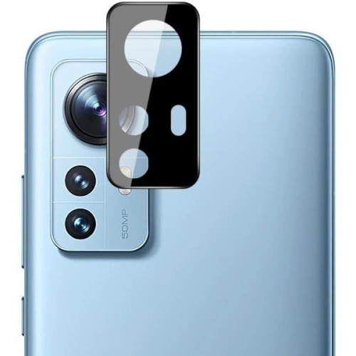 Szkło hartowane Bizon Glass Edge 3D - [2 PACK] + ochrona na obiektyw Xiaomi 12 / 12X czarne