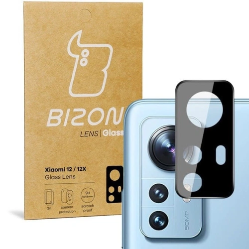 Szkło na aparat Bizon Glass Lens do Xiaomi 12/ 12X [2 PACK]