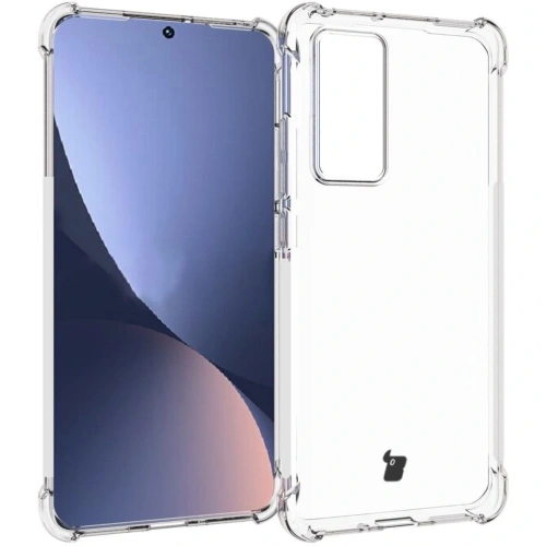 Etui + 2x folia Bizon Case Clear Pack do Xiaomi 12/12x przezroczyste