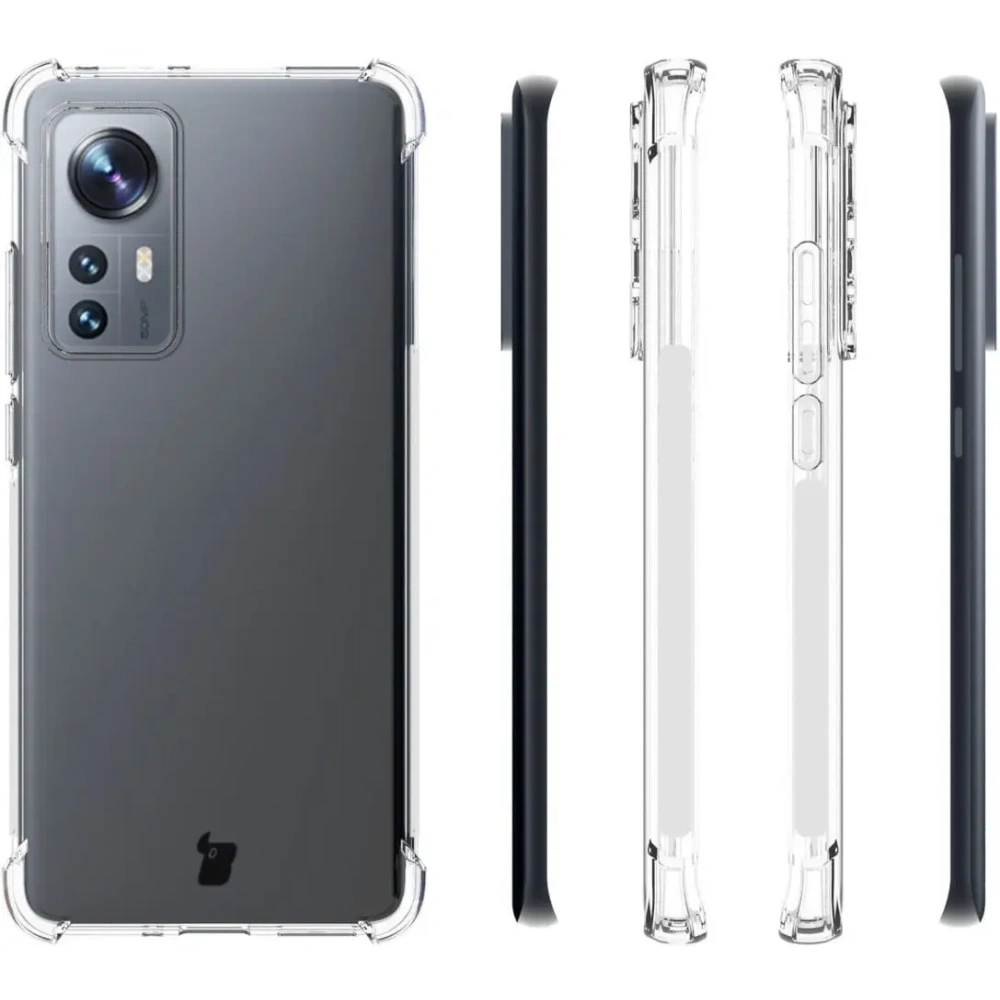Hurtownia GSM - Bizon Case Clear Pack tok + 2x kijelzőfólia Xiaomi 12/12x átlátszó - BIZ1929 - {ean13} - Hurt