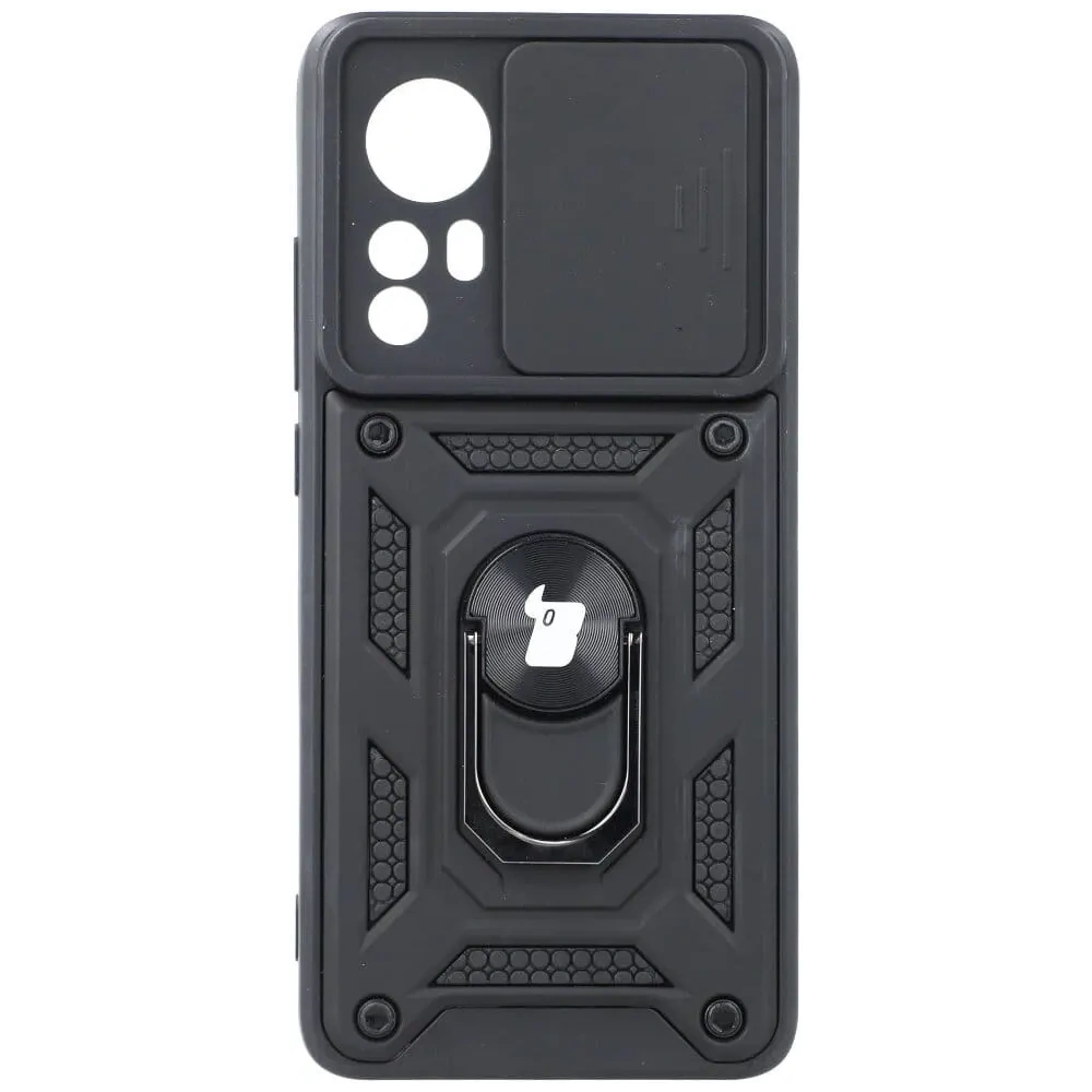 Hurtownia GSM - Bizon Case CamShield Ring Xiaomi 12/12x negru - BIZ1930 - {ean13} - Hurt