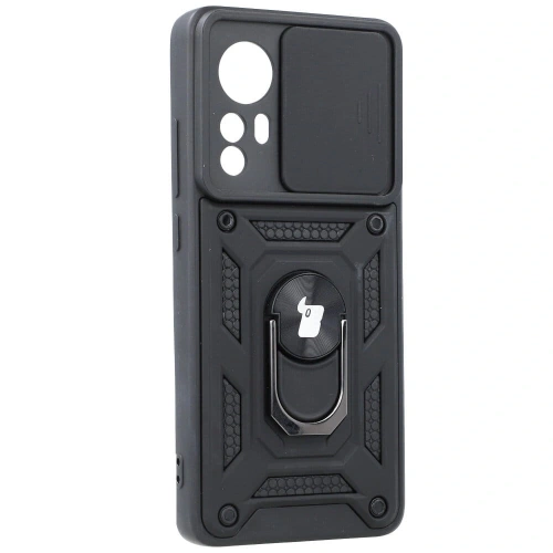 Etui Bizon Case CamShield Ring do Xiaomi 12/12x czarne