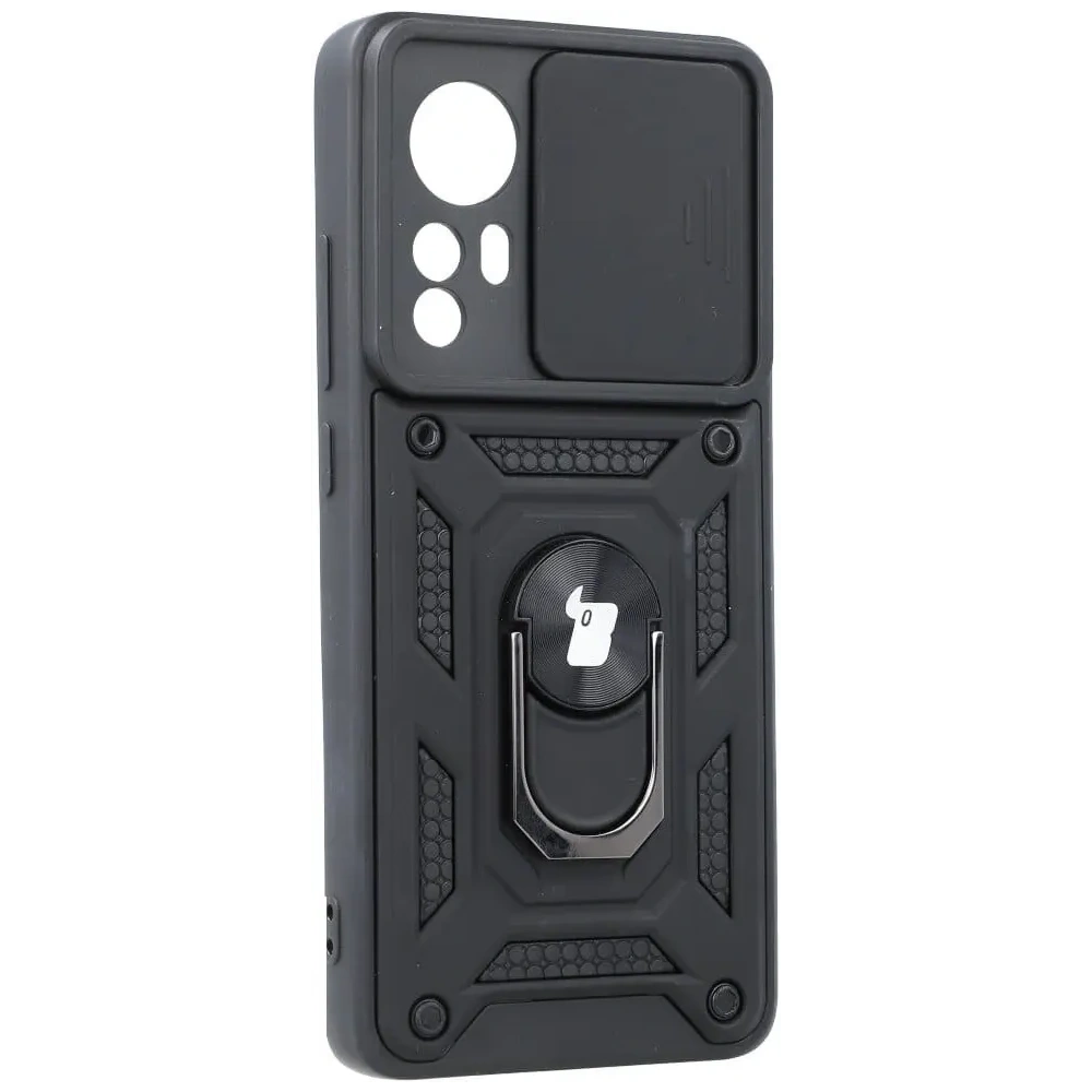 Hurtownia GSM - Bizon Case CamShield Ring Xiaomi 12/12x negru - BIZ1930 - {ean13} - Hurt