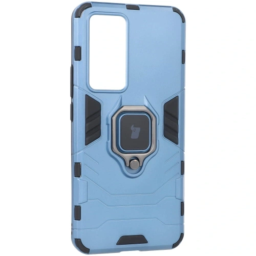 Etui Bizon Case Armor Ring do Xiaomi 12T niebieskie