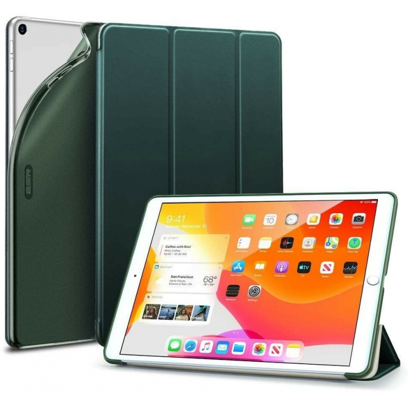 Hurtownia ESR - 4894240096659 - ESR126GRN - Etui ESR Rebound Apple iPad 10.2 2019 Pine Green - B2B homescreen