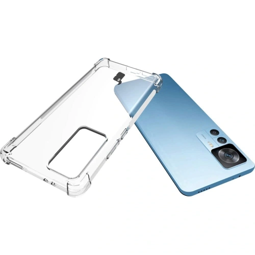 Etui + 2x szkło na ekran + obiektyw Bizon Case Clear Pack do Xiaomi 12T przezroczyste
