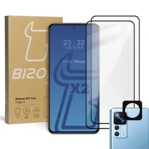 Hurtownia GSM - 2x Sklo na displej + sklo na fotoaparát BIZON Edge 2 do Xiaomi 12T Pro - BIZ1940 - {ean13} - Hurt