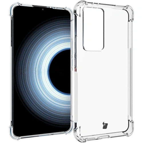 Etui + 2x szkło na ekran + obiektyw Bizon Case Clear Pack do Xiaomi 12T Pro przezroczyste