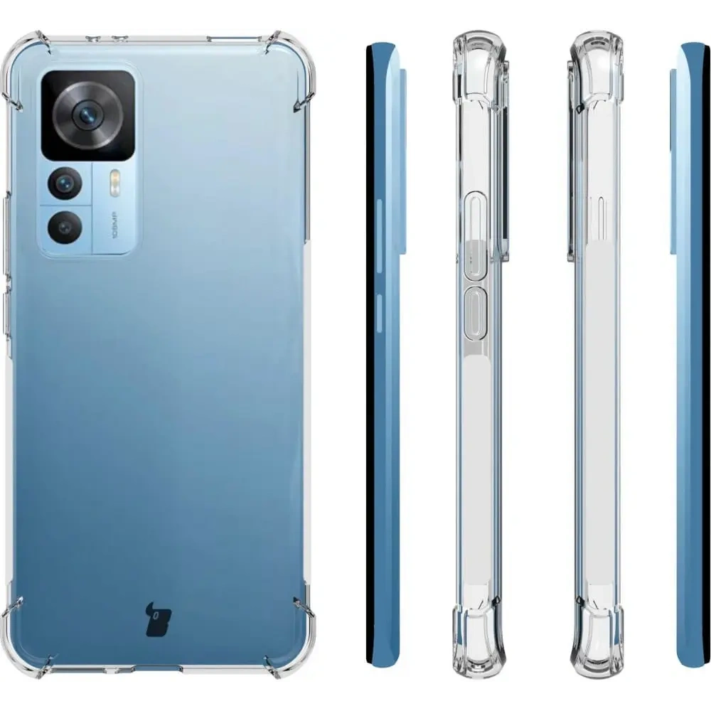 Hurtownia GSM - Etui + 2x sklo na displej + objektiv Bizon Case Clear Pack pro Xiaomi 12T Pro průhledné - BIZ1942 - {ean13} - Hurt