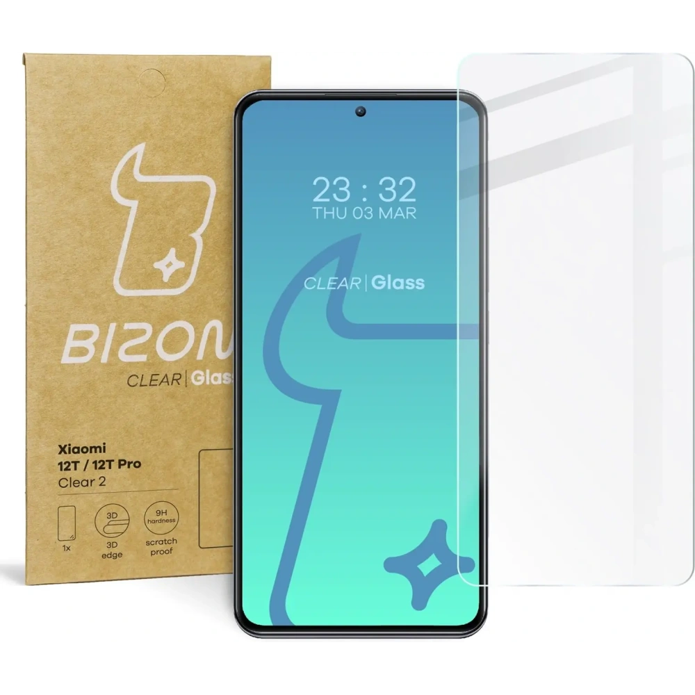 Hurtownia GSM - Tvrzené sklo Bizon Glass Clear 2 pro Xiaomi 12T / 12T Pro - BIZ1944 - {ean13} - Hurt