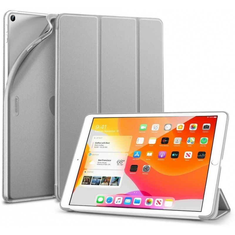 ESR Distributor - 4894240096642 - ESR130GRY - ESR Rebound Apple iPad 10.2 2019 Silver Gray - B2B homescreen